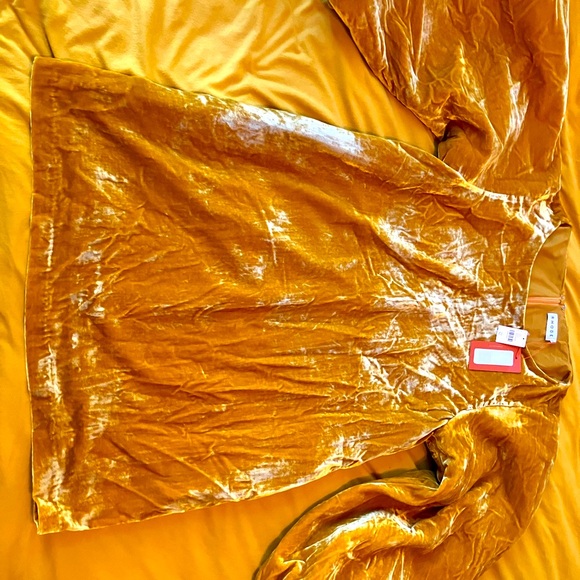 NWT RHODE Benji Dress in Carmen Yellow XL - Picture 1 of 4
